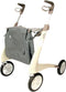 Carbon Ultralight Rollator Wit - Brede maat inclusief tas