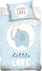 Carbotex Dekbedovertrek Little Love 90 X 120 Cm Katoen Blauw