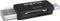 Card Reader approx! FLTLFL0083 APPC33 Micro SD/SD/MMC Micro USB 480 Mbps 32 GB Black