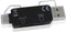 Card Reader approx! FLTLFL0083 APPC33 Micro SD/SD/MMC Micro USB 480 Mbps 32 GB Black