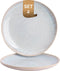 Palmer Bord Light Blue Sea 28.5 cm Blauw Wit Stoneware 2 stuks