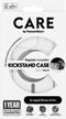 CARE by PanzerGlass Feature Case - Transparant w. - Zilver Kickstand & MagSafe iPhone 16 Pro