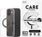 CARE by PanzerGlass Feature Case - Transparant w. - Zwart Kickstand & MagSafe iPhone 16 Plus