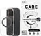 CARE by PanzerGlass Feature Case - Transparant w. - Zwart Kickstand & MagSafe iPhone 16 Pro