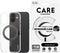 CARE by PanzerGlass Feature Case - Transparant w. - Zwart Kickstand & MagSafe iPhone 16