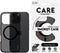 CARE by PanzerGlass Flagship Case Smokey Urban Combat w. - Zwart MagSafe iPhone 16 Pro