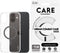 CARE by PanzerGlass Flagship Case - Transparant Urban Combat w. - Zwart MagSafe iPhone 16 Plus