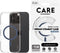 CARE by PanzerGlass Flagship Case - Transparant Urban Combat w. - Blauw MagSafe iPhone 16 Pro