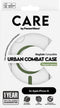 CARE by PanzerGlass Flagship Case - Transparant Urban Combat w. - Groen MagSafe iPhone 16