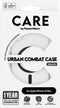 CARE by PanzerGlass Flagship Case - Transparant Urban Combat w. - Zwart MagSafe iPhone 16 Plus
