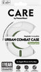 CARE by PanzerGlass Flagship Case - Transparant Urban Combat w. - Groen MagSafe iPhone 16 Pro Max