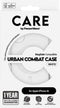 CARE by PanzerGlass Flagship Case - Transparant Urban Combat w. - Wit MagSafe iPhone 16