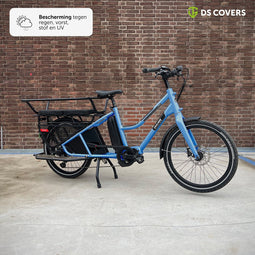 CARGO LONGTAIL bakfietshoes van DS COVERS – Outdoor – Waterdicht – UV bescherming – 300D Oxford – geschikt voor Longtail 2 wielers – Incl. Opbergzak