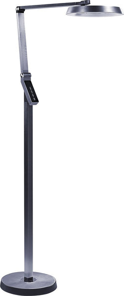 CARINA - Staande lamp - Grijs - Synthetisch materiaal