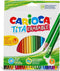 Carioca kleurpotlood met gum Tita, 24 stuks in een kartonnen etui