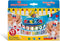 Carioca stempelstift Superwashable 12 stiften (= 12 kleuren en 12 stempelmotieven)