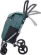 Carlett Classic Duo Boodschappentrolley - Tasinhoud 53L - Koelvak 10L - 4 wielen - Lichtgewicht - Opvouwbaar - Groen