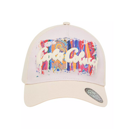 Carlo Colucci Basecap Cream with 3D Print