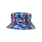 Carlo Colucci Bucket Hat Blue-Multicolor Reversable - S/M (56-58cm)
