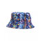Carlo Colucci Bucket Hat Blue-Multicolor Reversable - S/M (56-58cm)