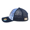 Carlo Colucci Truckercap Navy-Multi with Allover Print