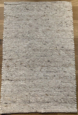 Carlotta 3 Vloerkleed - 60x90 - Rechthoek - Laagpolig,Structuur Tapijt - Industrieel - Beige, Bruin
