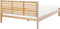 CARNAC - Tweepersoonsbed - Licht hout - 180 x 200 cm - Rubberhout