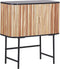 CARNEY - Dressoir - Lichthout/Zwart - MDF