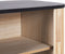 CARNEY - Dressoir - Lichthout/Zwart - MDF
