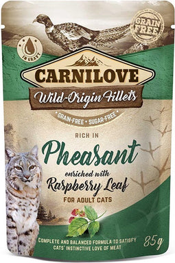 Carnilove Cat Pouch Pheasant with Raspberry 85 gram - - Katten droogvoer