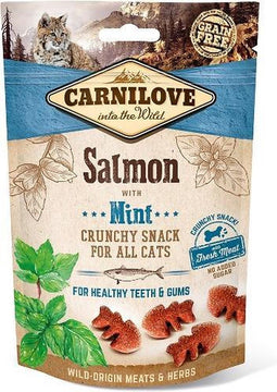 Carnilove Crunchy Snack Salmon Mint 50gr
