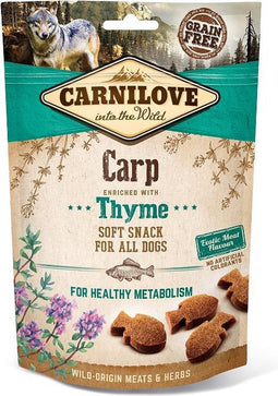 Carnilove Soft hondensnack Carp with Thyme 200 gram - - Hondensnack