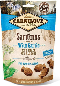 Carnilove Soft hondensnack Sardines with Wild Garlic 200 gram - - Hondensnack