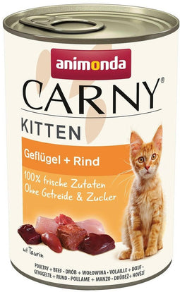 Carny Kitten 12x400g - Gevogelte & Rundvlees