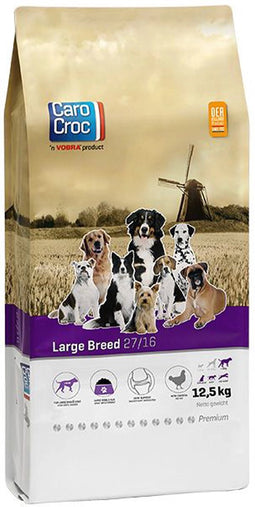 Carocroc Large Breed - Hondenvoer - Vlees Gevogelte Rijst 12.5 kg Large