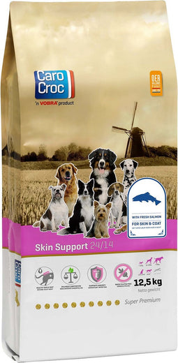 Carocroc Skin Support Gevogelte&Vis&Rijst - Hondenvoer - 12.5 kg