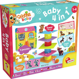 Carotina baby BABY 4 in 1 memo, puzzels