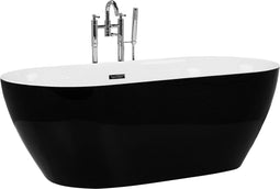 CARRERA - Badkuip - Zwart - 75 x 150 - Acryl