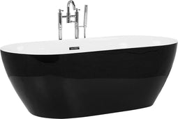 CARRERA - Badkuip - Zwart - 75 x 160 - Acryl