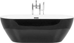 CARRERA - Badkuip - Zwart - 80 x 180 - Acryl