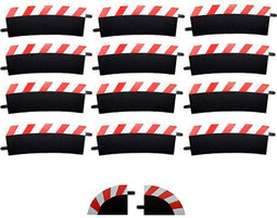 Carrera Buitenslipstroken bocht 4/15� + eindstukken - racebanen - 1:32