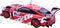 Carrera, Miniatuur auto BMW M4 GT3 60 Jaar 1/32 Miniatuurmodel, Rood