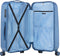 CarryOn Skyhopper Handbagage en Beautycase - 55cm TSA Trolley en Make-up koffer - Blauw