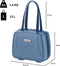 CarryOn Skyhopper Handbagage en Beautycase - 55cm TSA Trolley en Make-up koffer - Blauw