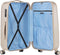 CarryOn Skyhopper Handbagage en Beautycase - 55cm TSA Trolley en Make-up koffer - Champagne