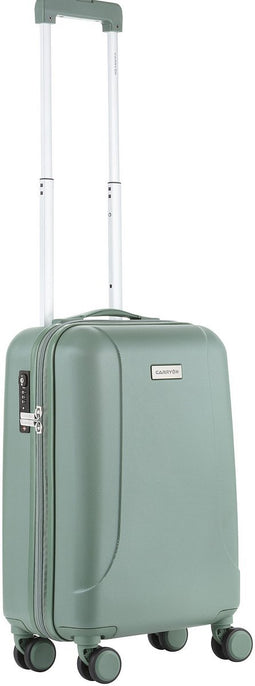 CarryOn Skyhopper Handbagage Koffer 55cm – 32 Ltr Trolley met TSA-slot - Olijf