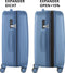 CarryOn Skyhopper Middenmaat Koffer 65Ltr - Reiskoffer 68.5cm met Expander - Blauw