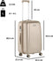 CarryOn Skyhopper Middenmaat Koffer 65Ltr - Reiskoffer 68.5cm met Expander - Champagne