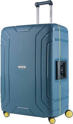 CarryOn Steward TSA Reiskoffer 100 liter - Grote koffer 75cm met kliksloten - Blauw