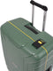 CarryOn Steward TSA Reiskoffer vaste sluiting 100 liter - Grote koffer 75cm met kliksloten - Groen